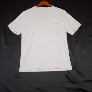 Vineyard Vines T-Shirt Mens XL Gray USA Flag Tie Dye Pocket Tee Cotton Regular